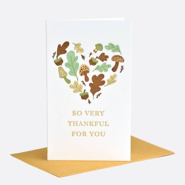 Harvest Heart Thankful Mini Card - DIGS