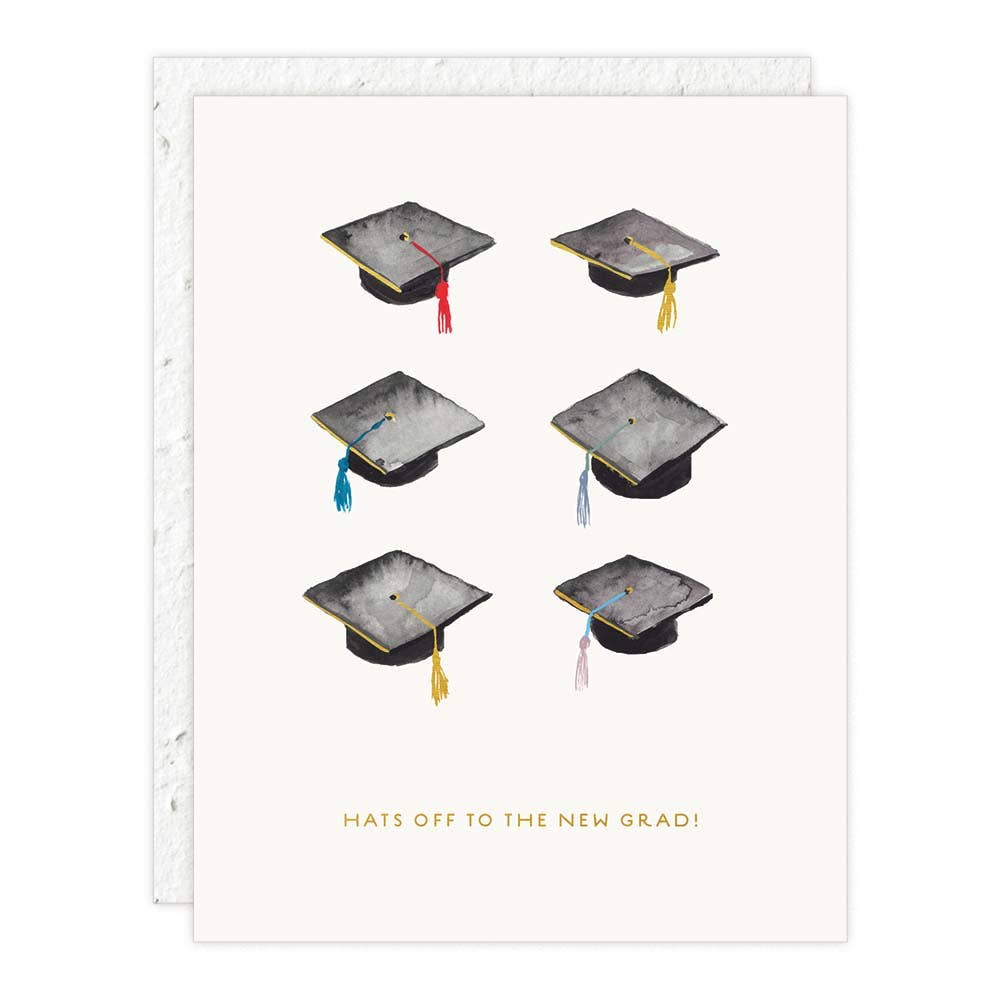 Hats Off Graduation Card - DIGS