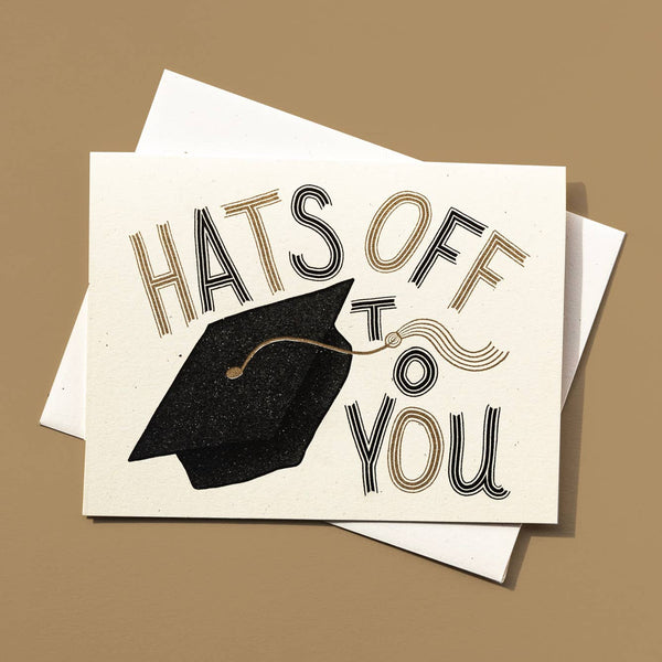 Hats Off To You Graduation Card - DIGS