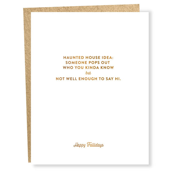 Haunted House Halloween Card - DIGS