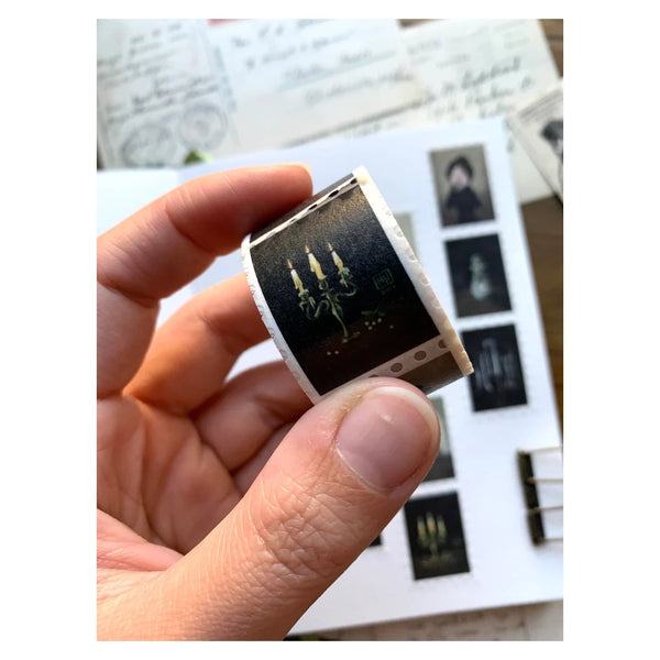Haunted Victorian Manor Stamp Washi Tape - DIGS