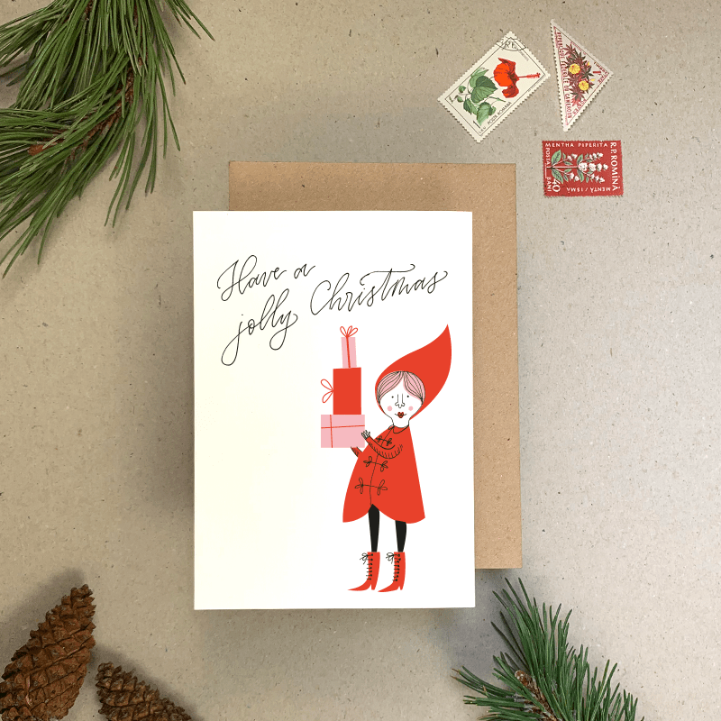 Have a Jolly Christmas Card - DIGS