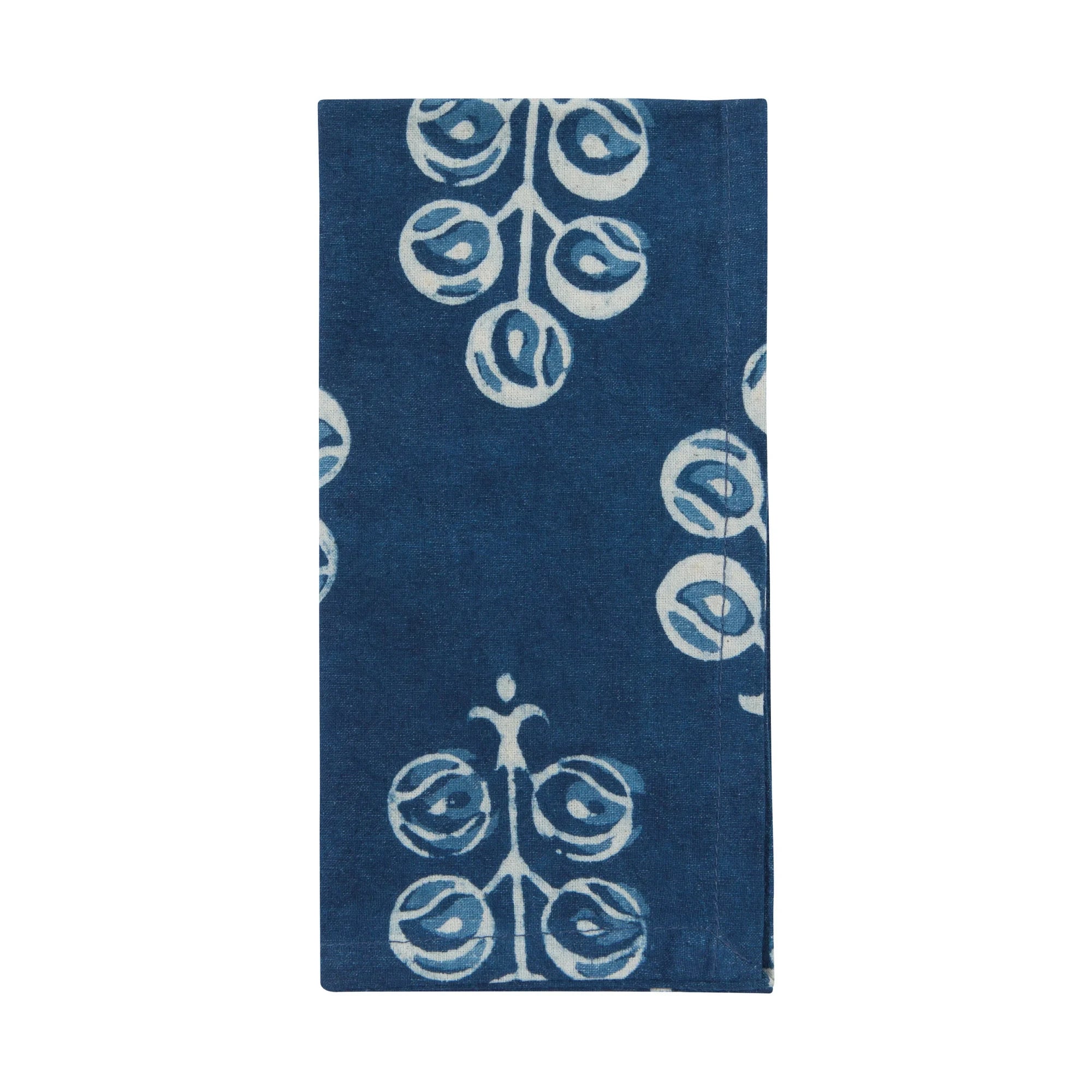 Hawthorn Block Print Napkins Set of 4 - DIGS
