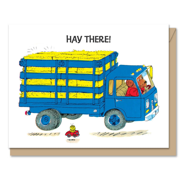 Hay Truck Hello Card - DIGS