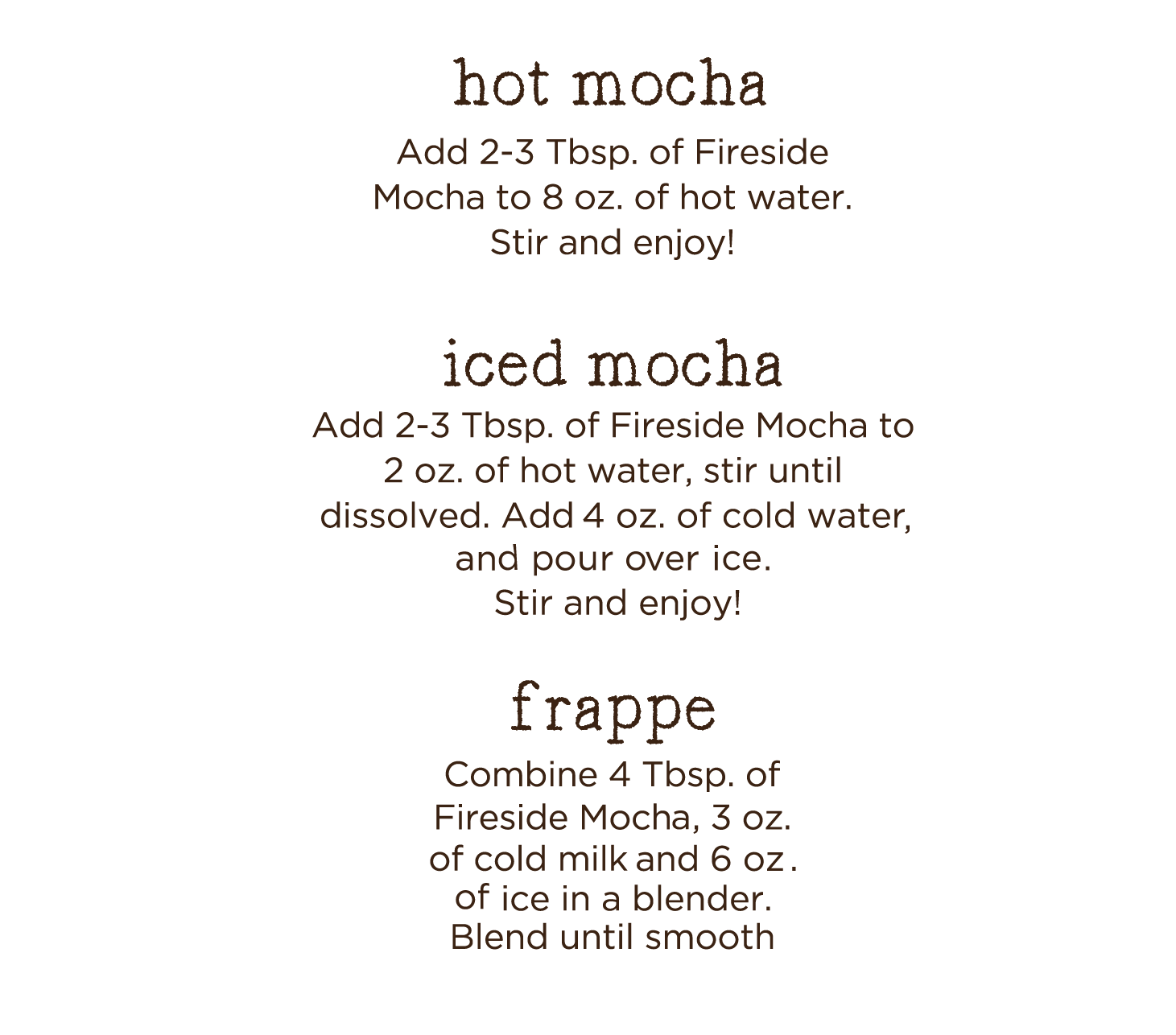 Hazelnut Brownie Café Mocha - DIGS
