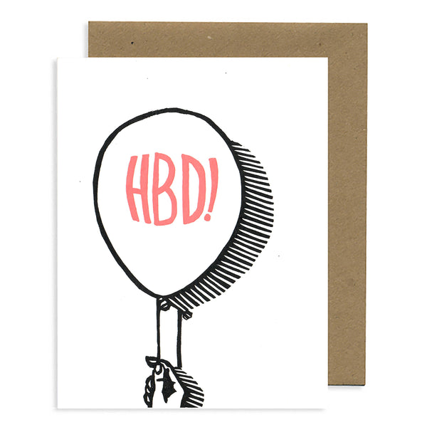 HBD Balloon Birthday Card - DIGS