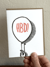 HBD Balloon Birthday Card - DIGS