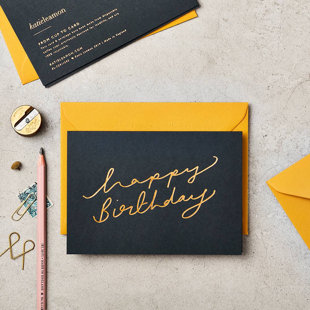 HBD Scroll Flint Card - DIGS