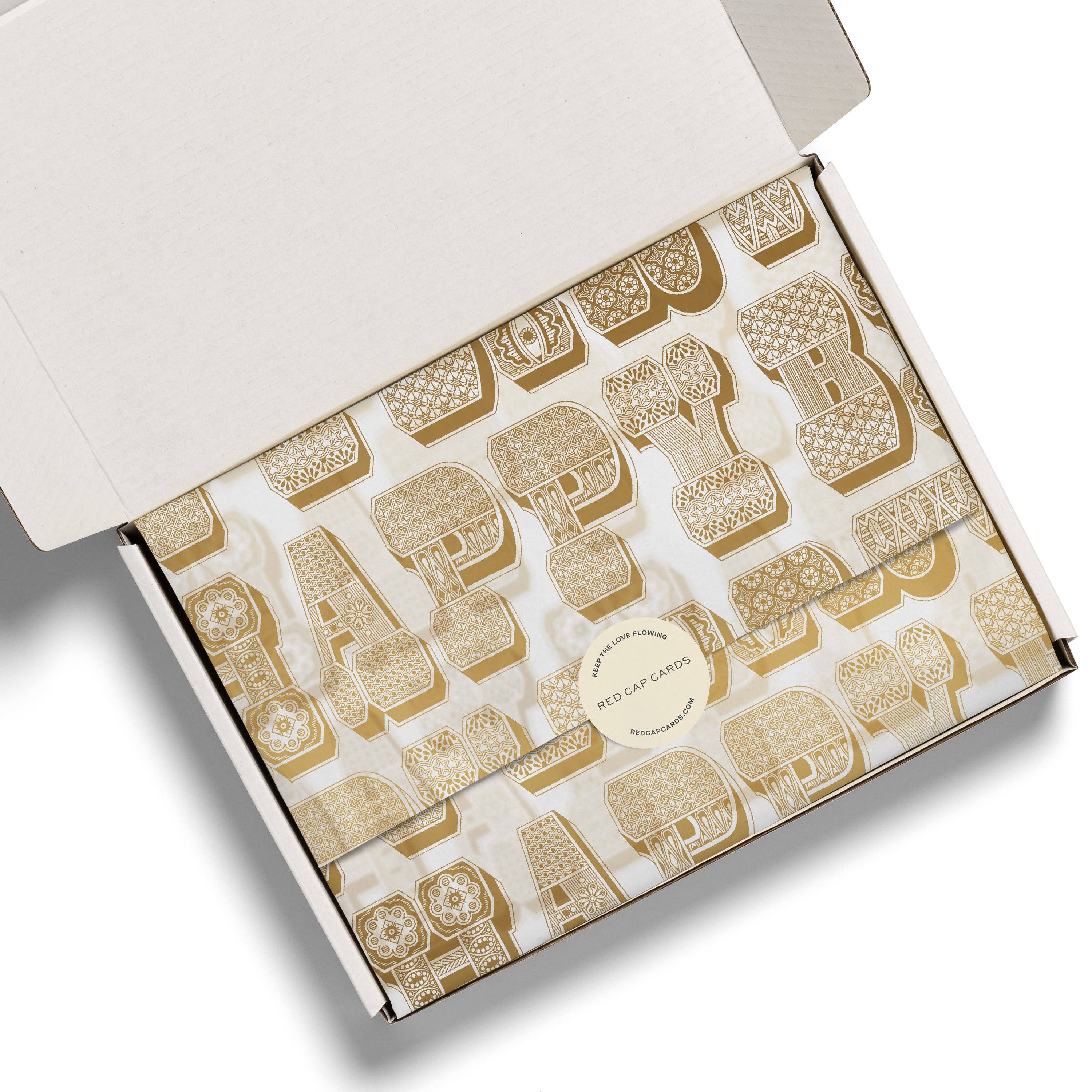 HBD Typography Tissue Paper - DIGS