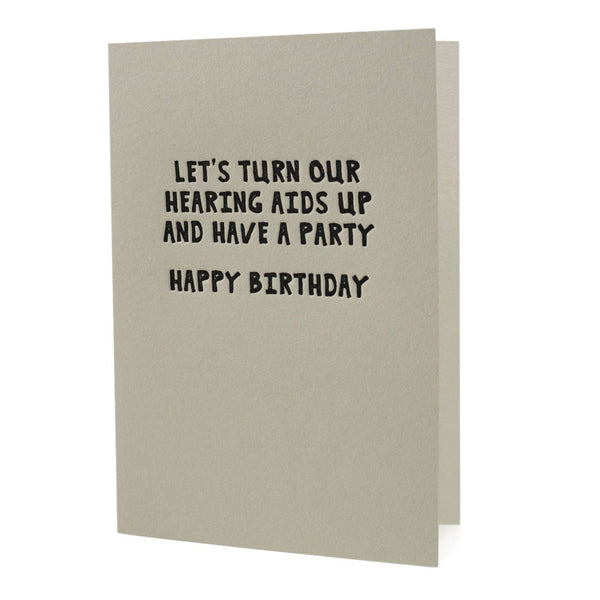 Hearing Aids Up Card - DIGS