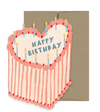 Heart Cake Birthday Card - DIGS