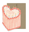 Heart Cake Birthday Card - DIGS
