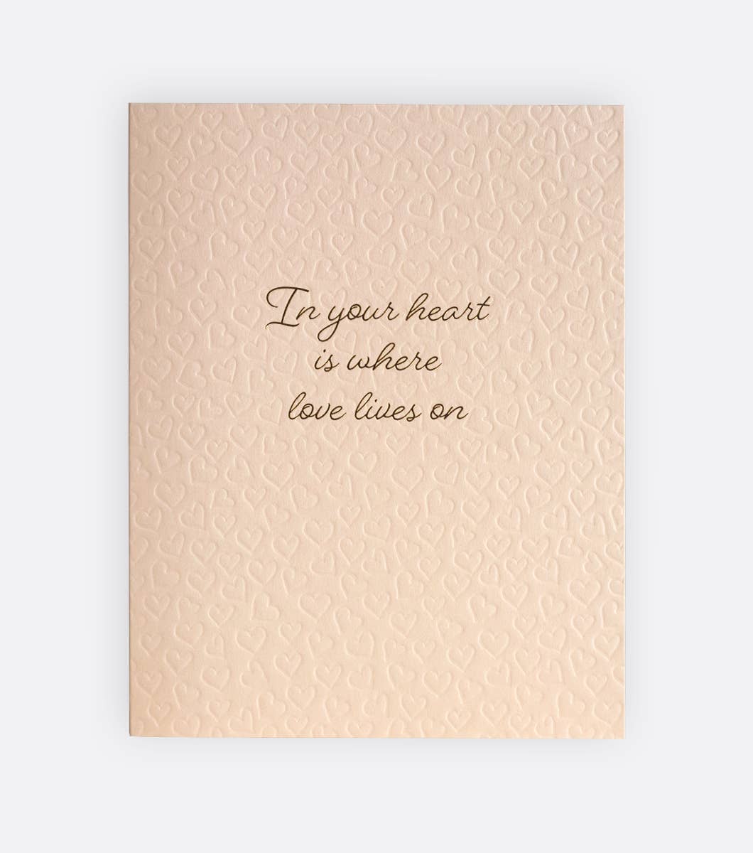 Heart Love Sympathy Card - DIGS