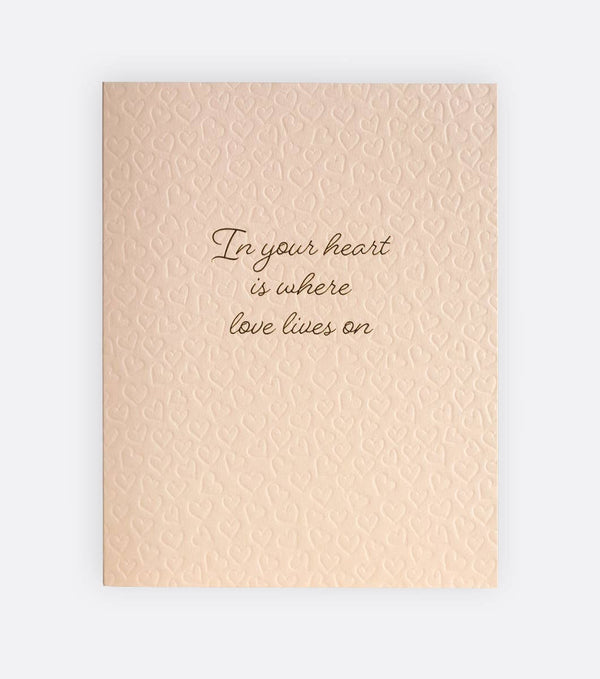 Heart Love Sympathy Card - DIGS