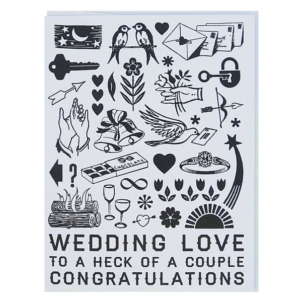 Heck of a Couple Wedding Card - DIGS