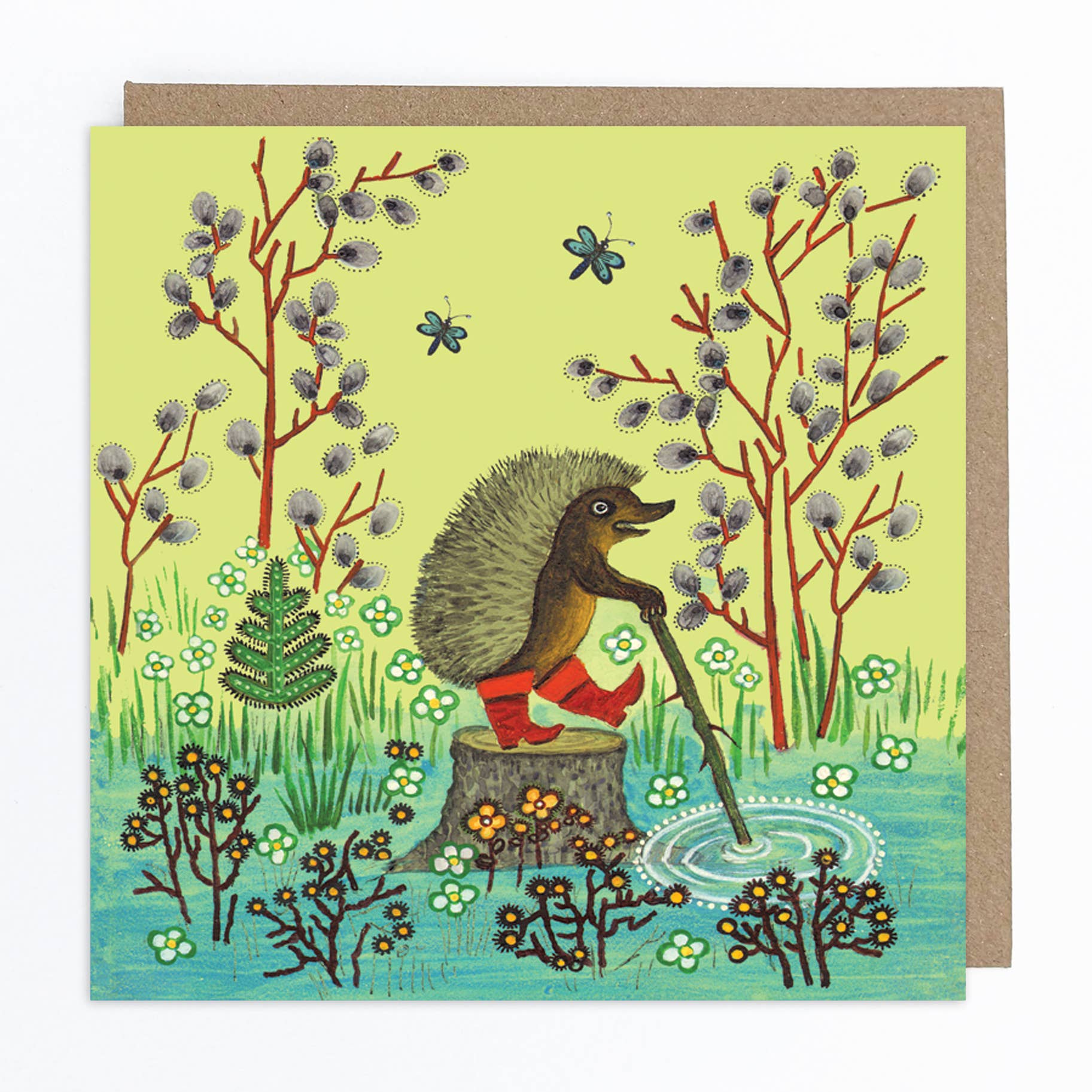 Hedgehog in Boots Card - DIGS