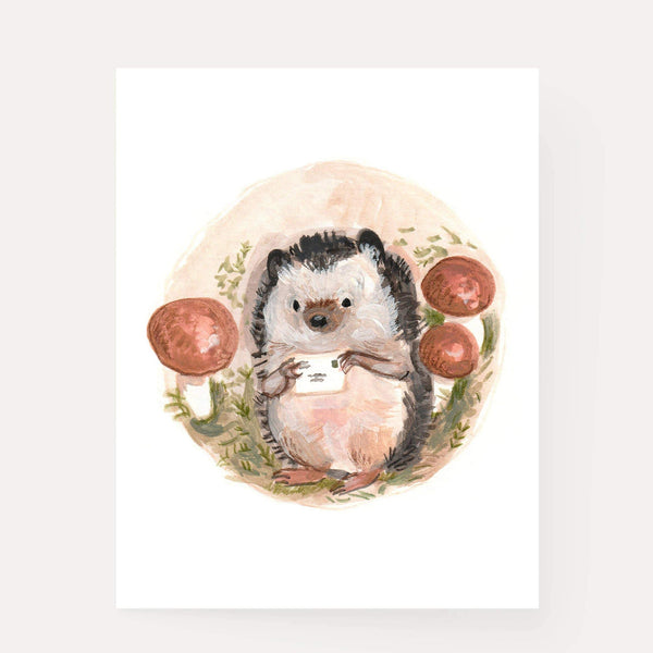 Hedgehog Penpal Notecard - DIGS