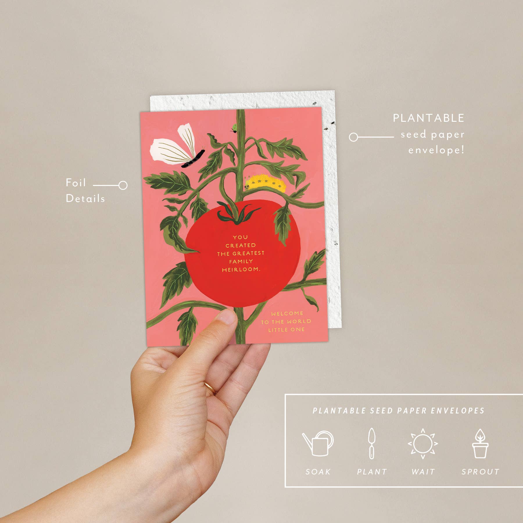 Heirloom Baby Card - DIGS