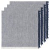 Heirloom Chambray Napkins, Set of 4 (Midnight) - DIGS