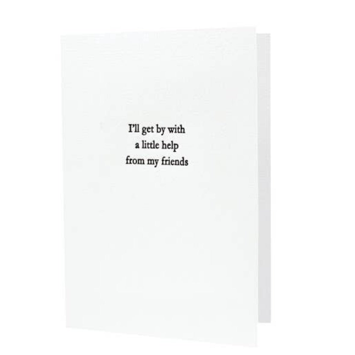 Help From My Friends Card - DIGS