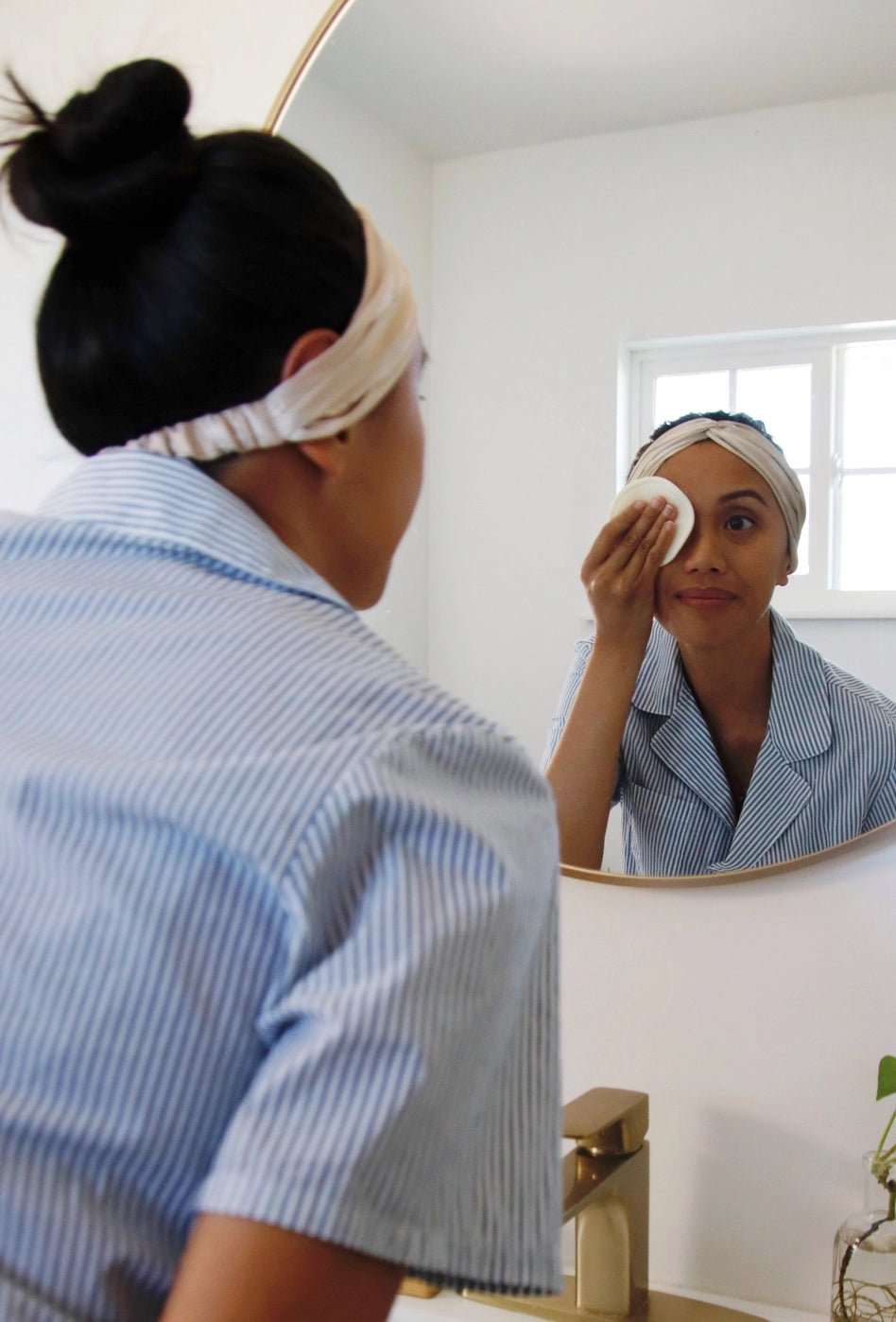 Hemp Cotton Makeup Rounds With Laundry Bag - DIGS
