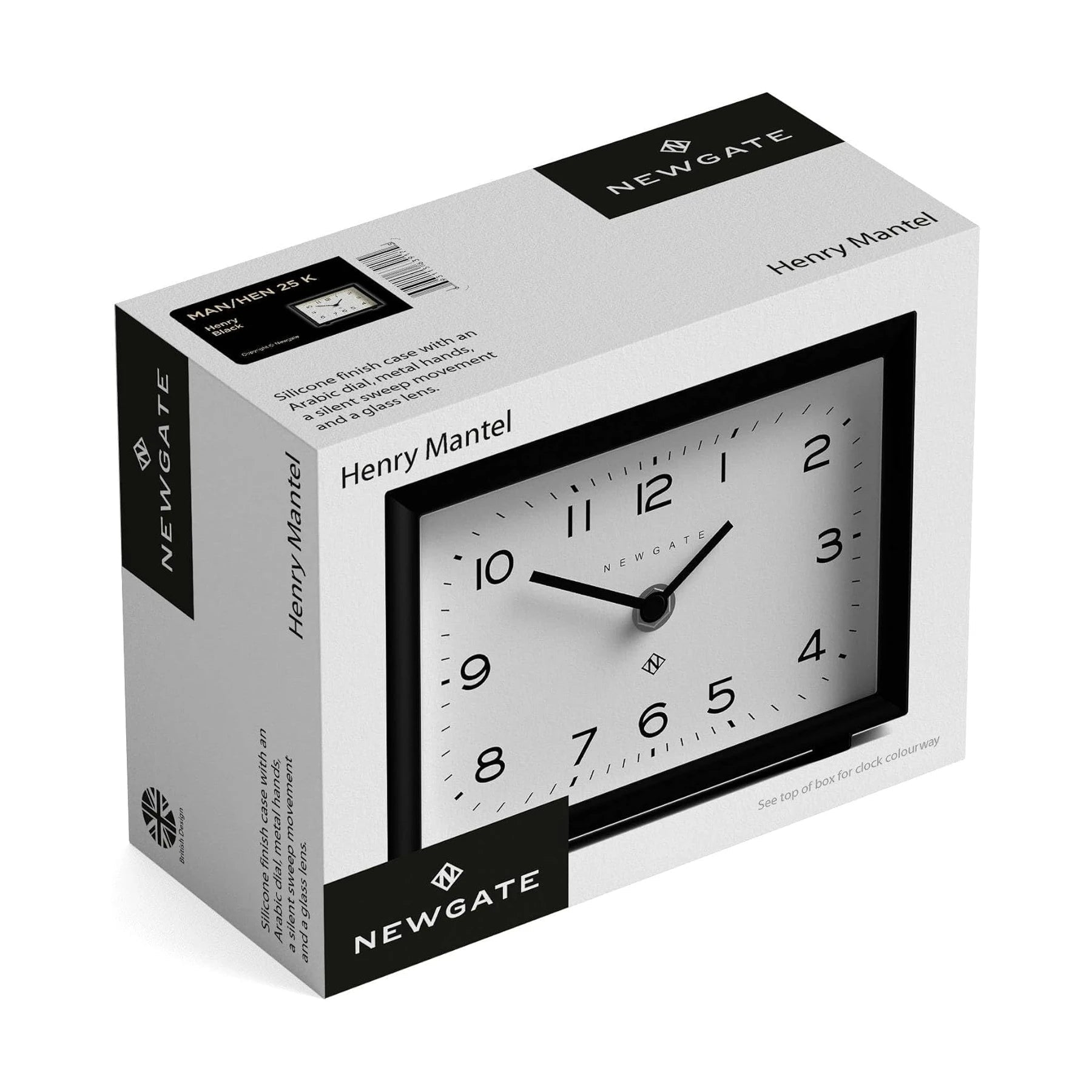 Henry Mantel Desk Clock - DIGS