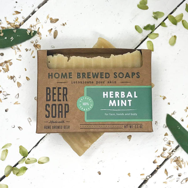 Herbal Mint Beer Soap - DIGS