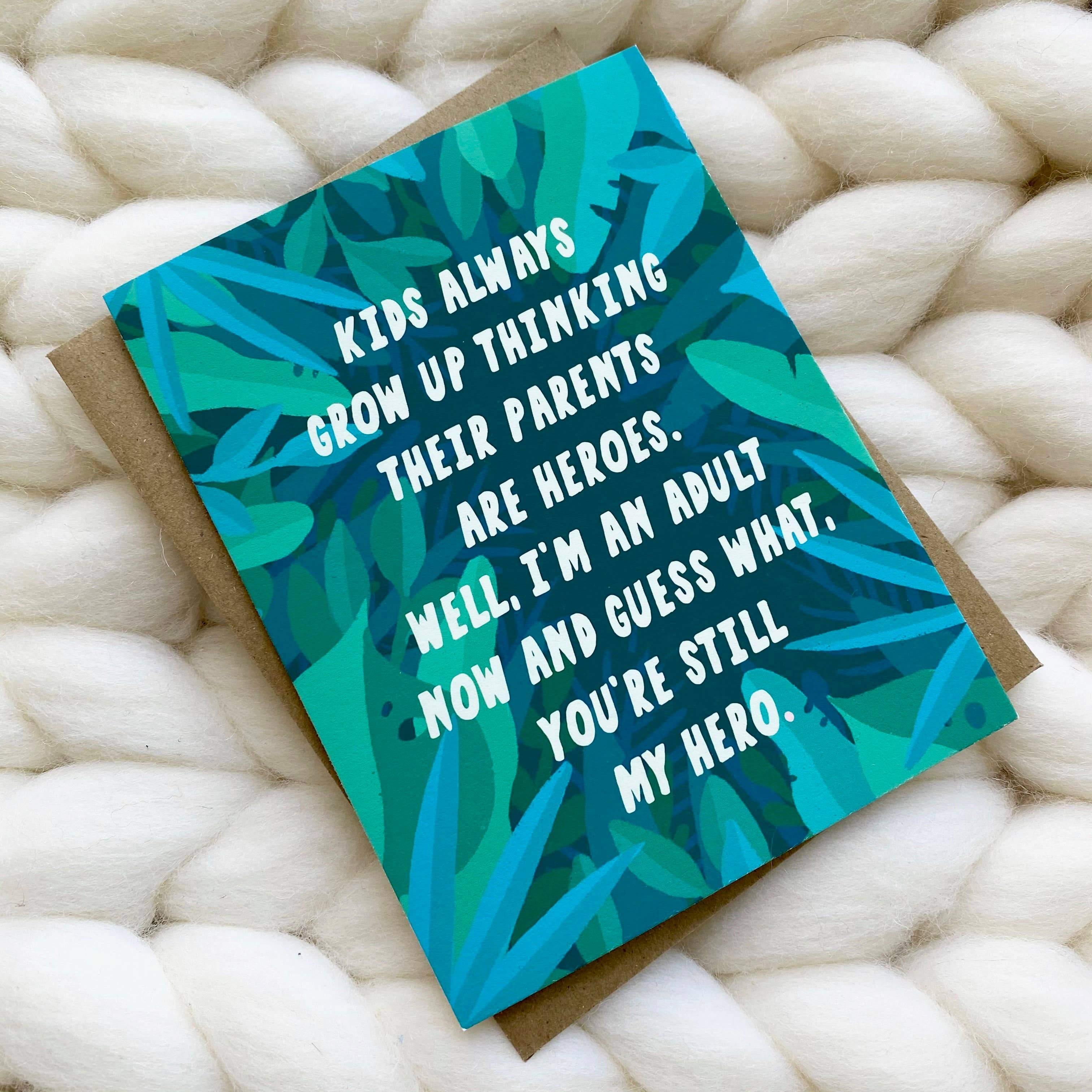 Heroes Mothers Day/Fathers Day Card - DIGS