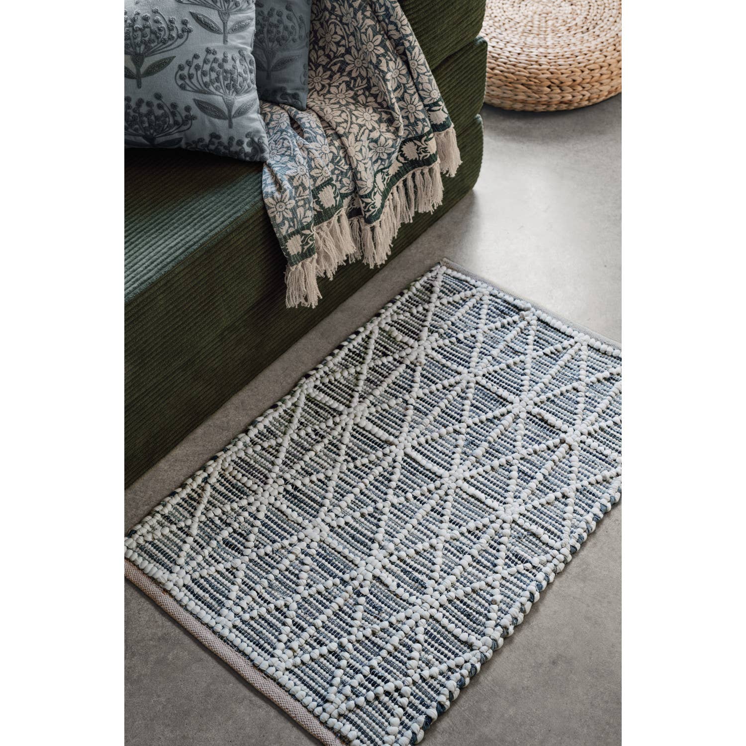 Hexa Cotton Chindi Rug 2 x 3 - DIGS
