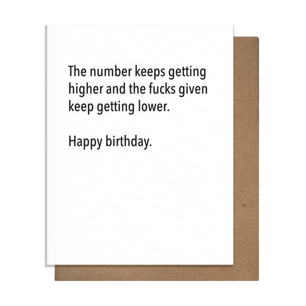 Higher Number Card - DIGS