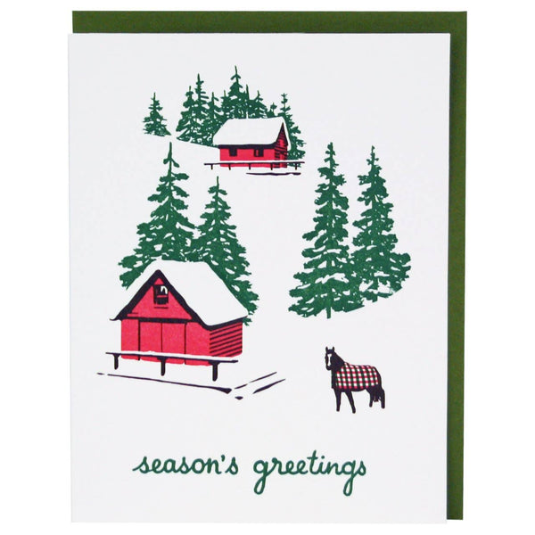 Hillside Cabins Holiday Card - DIGS