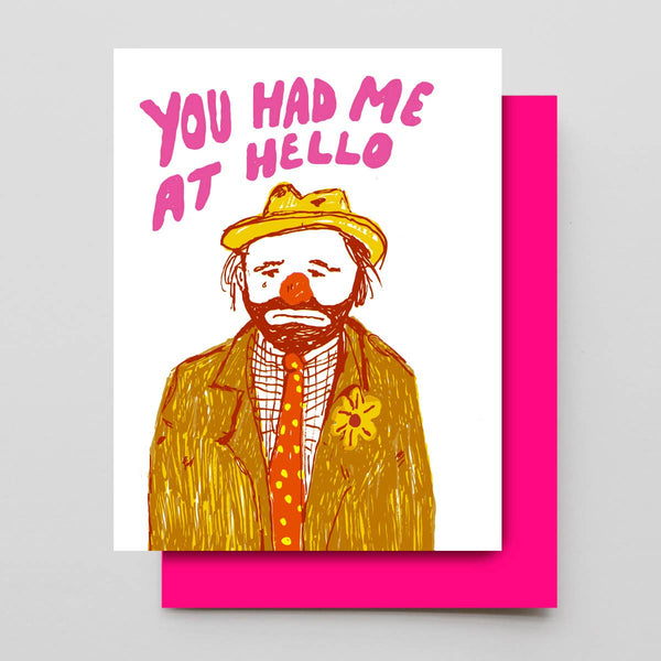 Hobo Clown Love Card - DIGS