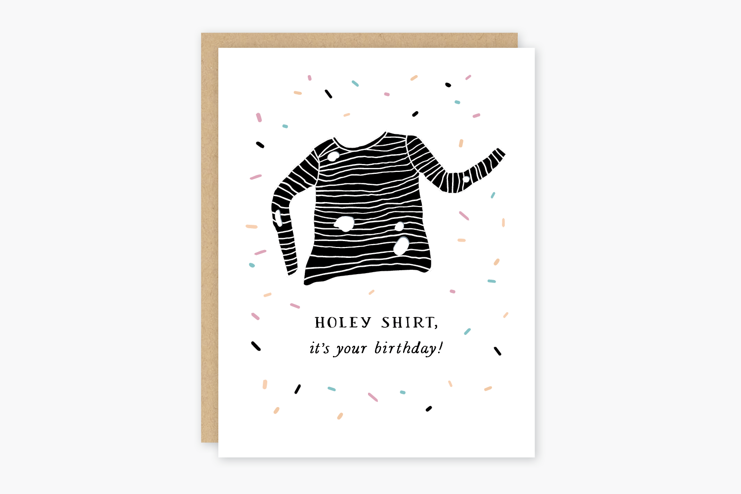 Holey Shirt Birthday Card - DIGS