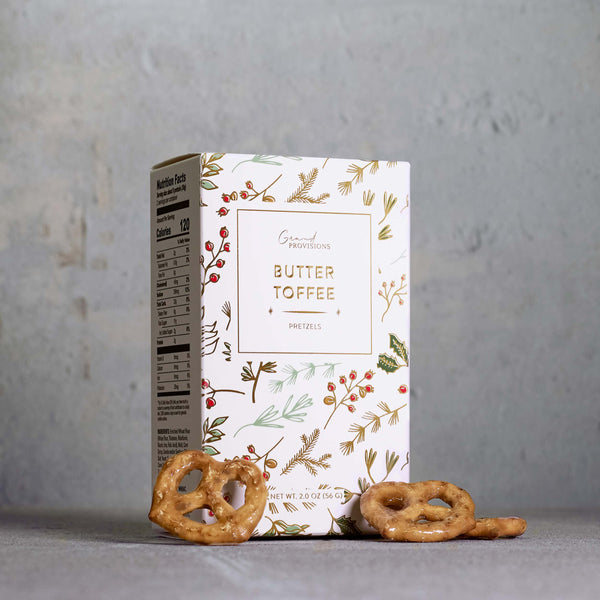 Holiday Butter Toffee Pretzels (2 oz) - DIGS