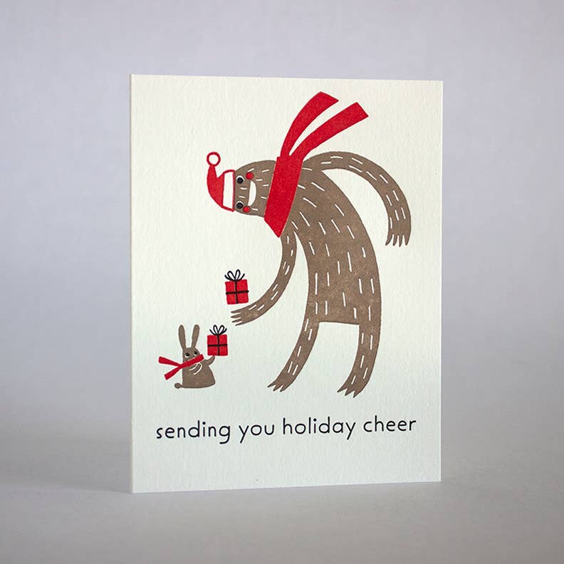 Holiday Cheer Sasquatch Card - DIGS