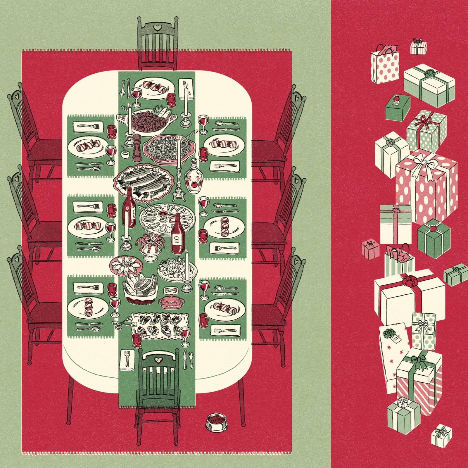 Holiday Fish Feast Gift Bag - DIGS