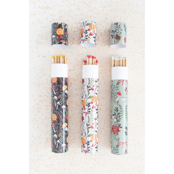 Holiday Foliage Fireplace Safety Matches - DIGS