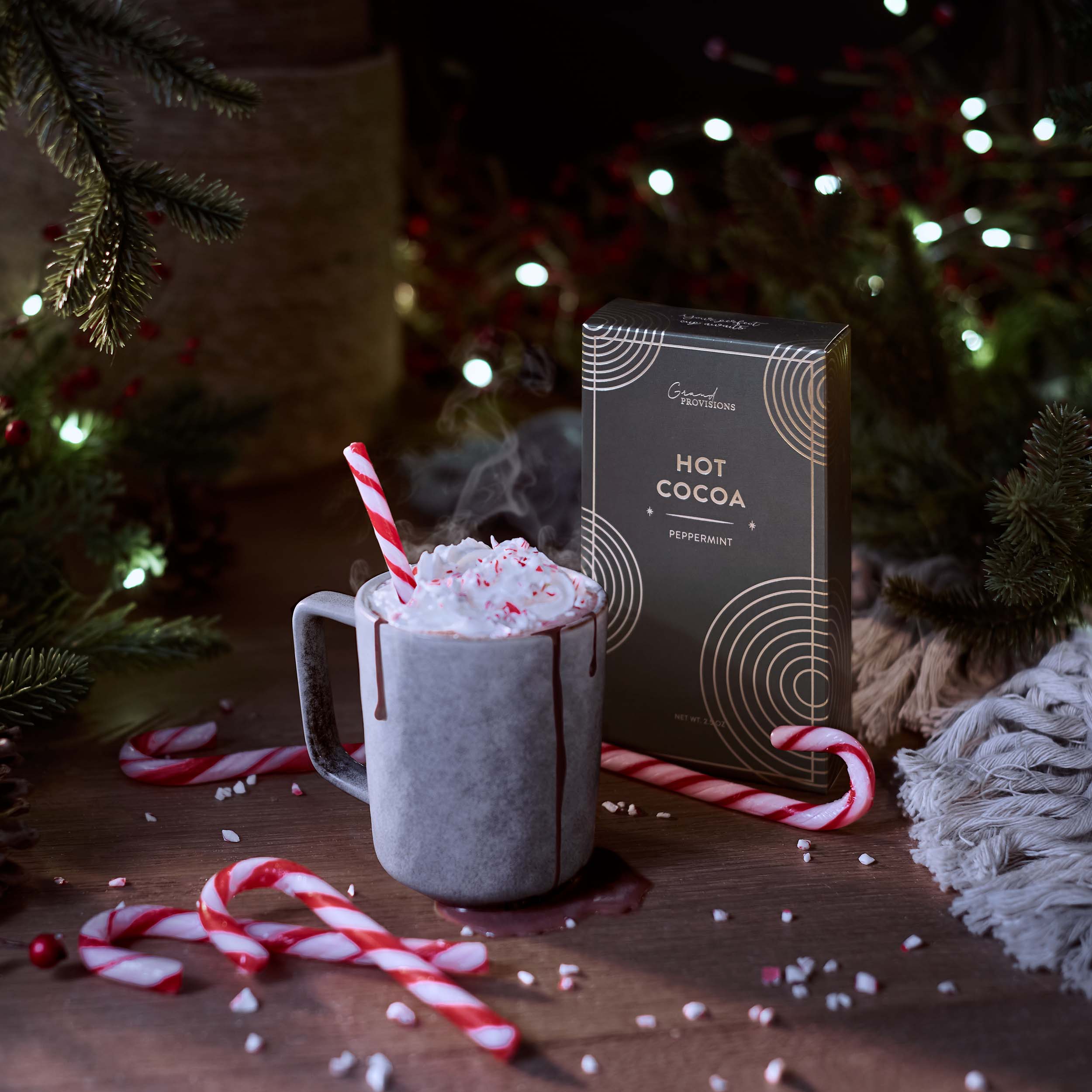 Holiday Hot Chocolate - Peppermint (2.5 oz) - DIGS