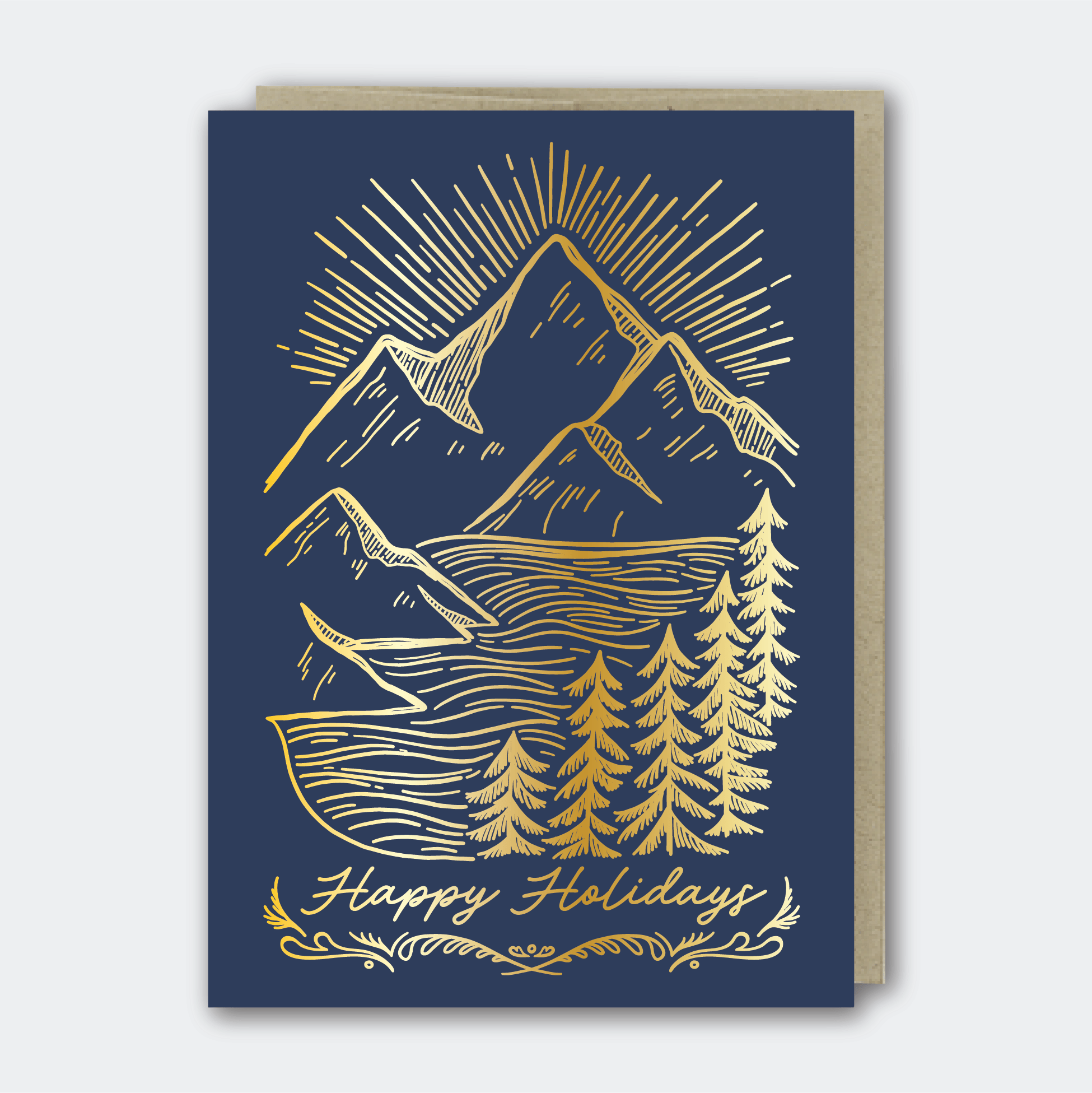 Holiday Mountainscape (Foil) - DIGS