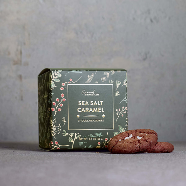 Holiday Sea Salt Caramel Cocoa Cookies - DIGS