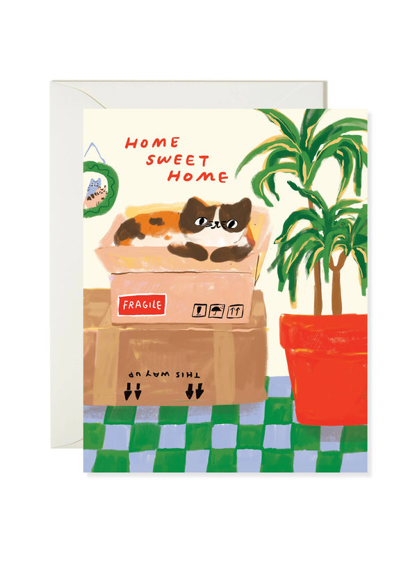 Home Sweet Home Cat Card - DIGS
