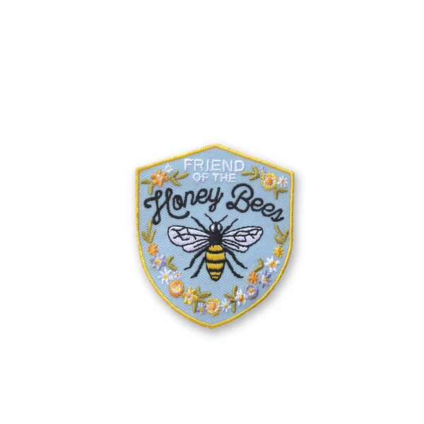 Honey Bee Embroidered Patch - DIGS