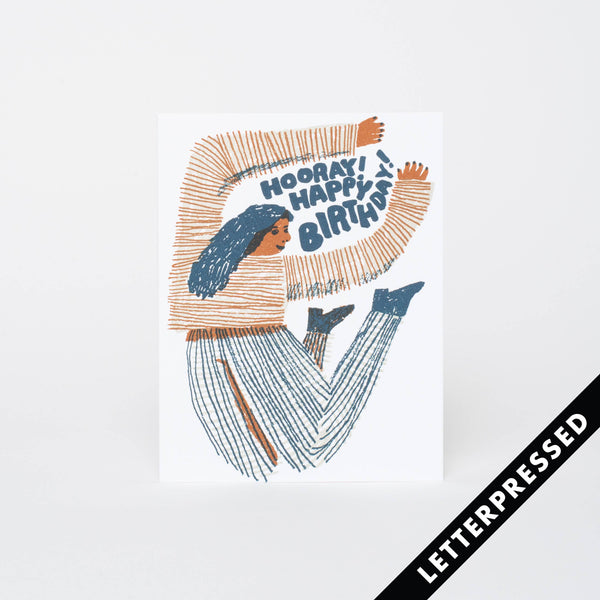 Hooray Birthday Card - DIGS