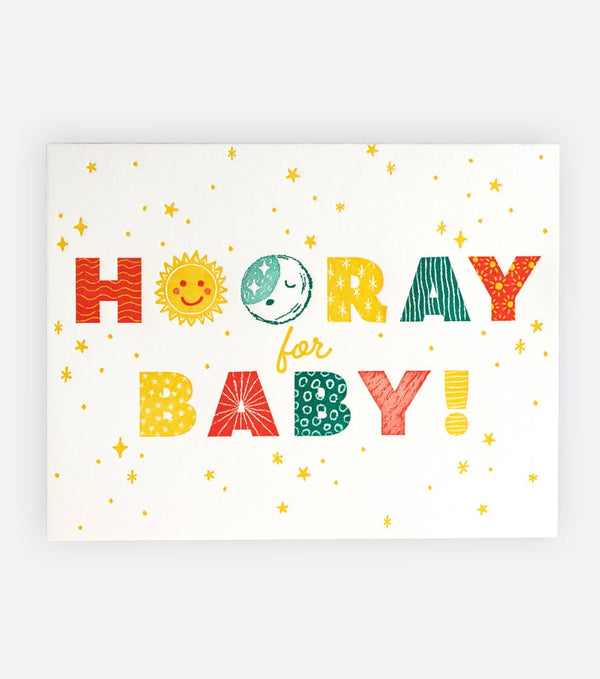 Hooray for Baby Card - DIGS