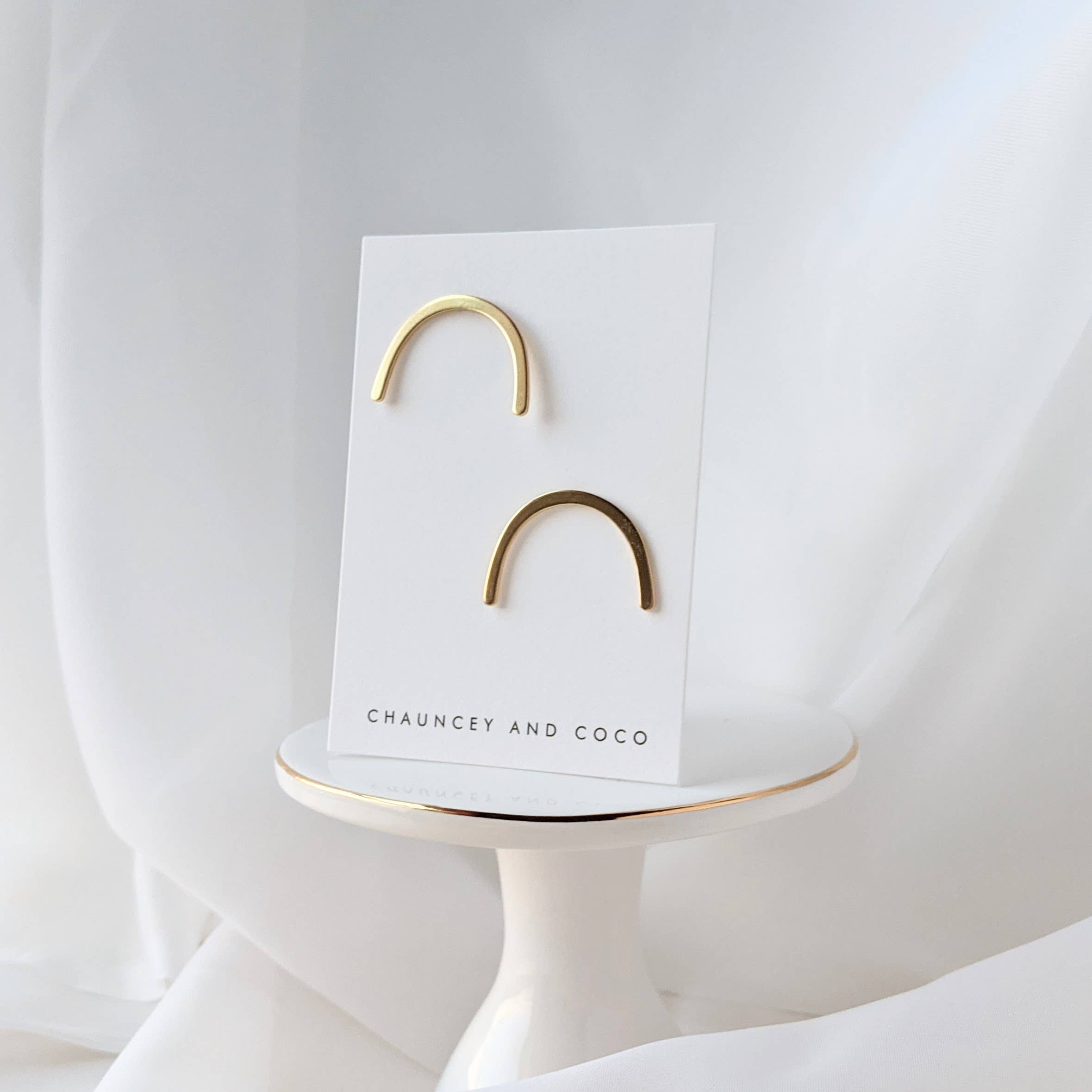 Horizon Wide Arch Earrings - DIGS