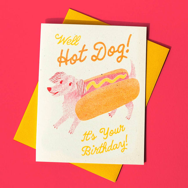 Hot Dog Birthday Card - DIGS