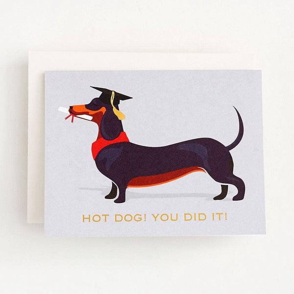 Hot Dog Graduation Card - DIGS