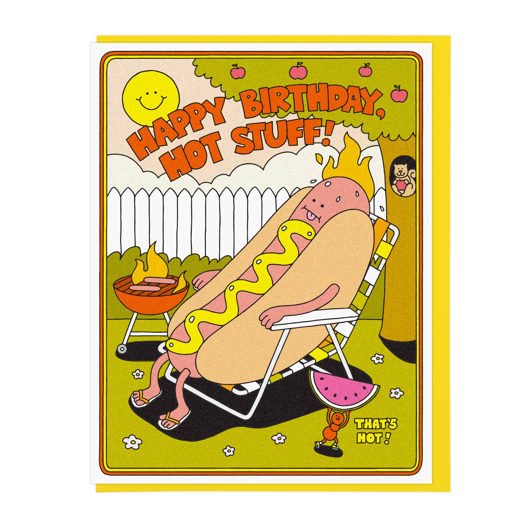 Hot Stuff Birthday Card - DIGS