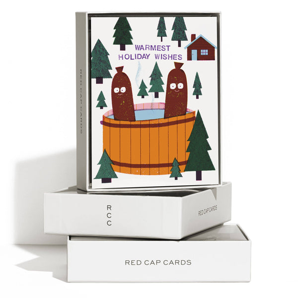 Hot Tub Holiday Card - DIGS