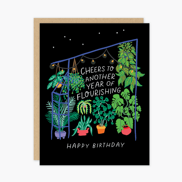 Houseplants Birthday Card - DIGS